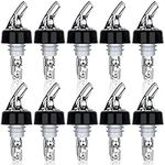 Automatic Measured Bottle Pourer - Pack of 10, 1 oz (30 mL) Quick Shot Spirit Measure Pourer Drinks Wine Cocktail Dispenser Home Bar Tools - PORE0016 (10pcs)