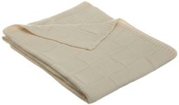 American Baby Company 83309 Organic Cotton Sweater Knit Blanket (Natural)