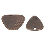 MECCANIXITY Guitar Picks 1.8mm Thickness Metal Copper Tone for Guitar Musical Instrument Pack of 5