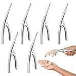 Belle Vous Crawfish Peeling Tool Set (6 Pack) - Durable Steel Shrimp Tail Remover and Shellfish Peeler Set - Easy-to-Use Seafood Preparation Tools