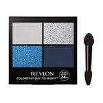 Revlon ColorStay 24 Hour Eyeshadow Quad with Dual-Ended Applicator Brush, Longwear, Intense Color Smooth Eye Makeup for Day & Night, Matte & Shimmer Finish, Gorgeous (580) Unisex