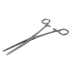 KKT Stainless Steel Heavy Duty Hemostat Straight,Full Serrated, Ratcheted Lock (Size 8")