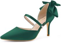 Allegra K Women's Pointed Toe Bow D