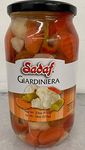 Sadaf Giardiniera Mild - Pickled vegetables in jar - Giardiniera Mix - Pickled Vegetable Relish - Marinated Vegetables - 907 gr