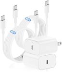 for iPhone 15 16 Charger Fast Charging 10ft, Apple 20W USB C Charger and Type C to C Cable Cord Block Plug Power Adapter Cube Brick for iPhone 16/16 Pro/16 Pro Max/15/15 Pro Max/15 Plus/iPad