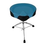 Kadence Steel Heavy Duty Drum Throne Seat - Adjustable Drum Stool- Motorcycle Style Drum Throne - Drummer Stool- Universal Drum Chair For Kids And Adults, 43 CM, 25 Cm, Multicolor