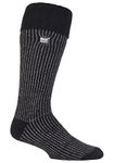 HEAT HOLDERS - Mens Winter Thermal Boot Socks in 3 colours 6-11 UK (6-11, Black)