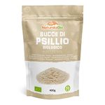 Organic Psyllium Husk - 99% Purity - 400g. Pure & Natural Psyllium Seed Husks, Produced in India. High in Fibre, to be Mixed with Water, Beverages, & Juices, Vegetarian & Vegan. NaturaleBio