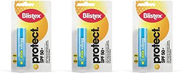 Blistex Ultra Lip Balm with SPF 50 Plus Lip Protection from UVA and UVB Rays, 4.25 g (3 Pack)