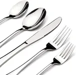 60 Piece Silverware Set for 12, Hea