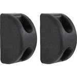 Buyers Products B5800 Molded D-Shaped Rubber Bumper, 3 X 3-1/2 X 6 Inch, Set of Two Bumpers for Truck and Trailer Protection, Durable Dock Bumper for Equipment and Delivery Bays