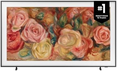 SAMSUNG 75-Inch QLED The Frame LS03D Series, Quantum Processor 4k, 120 Hz Refresh Rate, Art Mode, Anti-Reflection Matte Display, Wall Mount Included, Smart TV - QN75LS03DAFXZC [Canada Version] (2024)