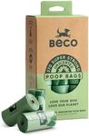 Beco Dog Travel & Hygiene Unscented Dog Poop Bags 270pk made from recycled plastic