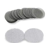 Pipe Screens - 100% Stainless Steel Smoking Pipe Screen Filters for Bong, Pipe, Rig and More - 15mm (0.6in) Mighty Crafty Screen - Bong Gauze Ash Catcher (50 Pack)