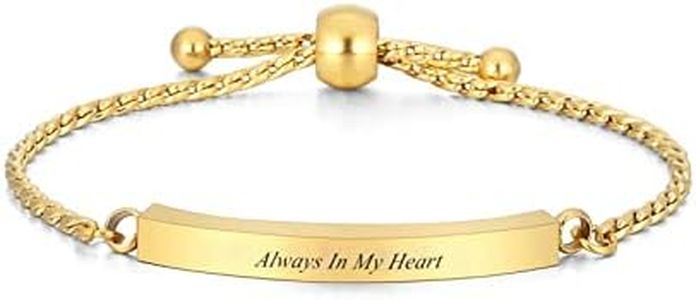 zeqingjw Heart Cremation Bracelet for Ashes Stainless Steel Urn Bangles for Ashes Memorial Keepsake Cremation Memorial Urn Bracelet - Adjustable,Free Fill Kit, Metal, stainless steel