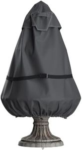 HWmatyCover Garden Fountain Cover Oxford Waterproof Fountain Cover for Winter Outdoor Garden Fountain Statue Protective Cover Winter Water Resistant Outdoor Patio (40" x 50", Grey)