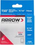 Arrow Fastener 50924 9/16" T50 Staples