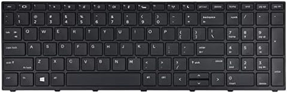 Replacement Keyboard for HP Probook 450 G5 455 G5 & Probook 470 G5 Laptop, Probook 470 G5 Keyboard with Backlit US Layout L01028-001 L01027-001