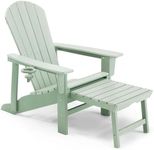 VonHaus Sage Green Adirondack Chair