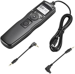 Neewer Shutter Release Timer Remote Control Cord Compatible with Canon EOS 550D/Rebel T2i, 450D/Xsi, 400D/Xti, 350D/XT, 300D 60D 600D 500D 1100D 1000D 10D 20D 30D 40D 50D