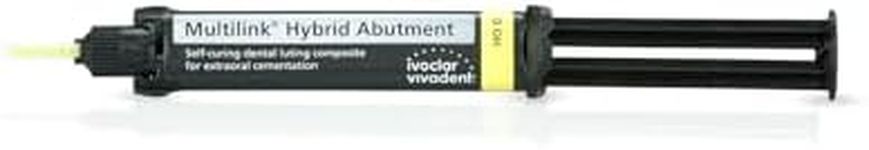 Ivoclar Vivadent 647182 Multilink Hybrid Abutment Dental Luting Cement Automix Syringe SC HO 0