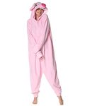 Markest Onesie Unisex Adult Pajama Animal Cute Pig Cosplay Costume Sleepwear Pink Baya Pig M