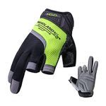 Framer Work Gloves,Fingerless Framing Gloves, Open-Finger Carpenters Gloves, High Dexterity, Performance Fit, Durable