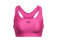 Under Armour Women's UA HG Armour Mid Padless Sports Bra, Comfortable Bra for Exercise, Gym Bra for All Activities