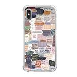 Bible Verses Aesthetic Case Compatible with iPhone Xs Max, Cute Indie Christian Postive Quotes Case for iPhone Xs Max for Teens Men and Women, Trendy Cool TPU Bumper Phone Case Cover