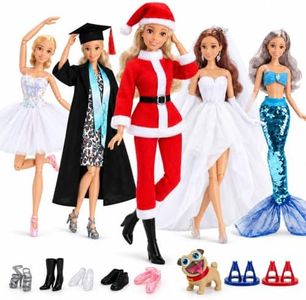 11.5 Inch Doll Clothes and Accessories Gift Set with 1 Fashion Doll