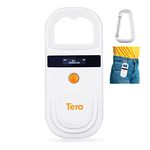 Tera Pet Microchip Reader Scanner RFID Portable Animal Chip ID Scannerw/OLED Display Rechargeable Data Storage Tag Supports EMID FDX-B(ISO11784/85)Dog Cat Pig Animal Management, Orange, One Size