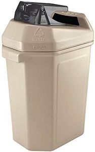 Commercial Zone 745102 CanPactor 30-Gallon Recycling Container with Can Crusher