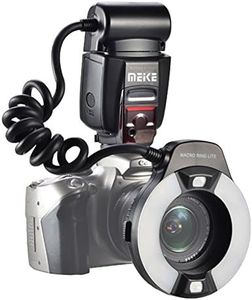 Meike MK-14EXT iTTL TTL LED Macro Anello Flash Light per Nikon D4 D800 D5200 D7100 Fotocamera DSLR con supporto per slitta a caldo