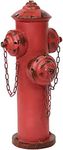 Sunnydaze 21.5-Inch Fire Hydrant Metal Outdoor Garden Accent - Dog Fire Hydrant Pee Post for Potty Training- Red Powder-Coated Paint Finish