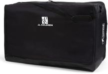 J.L. Childress Universal Stroller Travel Bag for Airplane - Fits Most Baby Strollers, Flying Essentials, Airport Accessories for Gate or Luggage Check, AirTag Compatible - X-Large PLUS, Padded