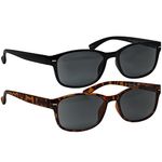 TruVision Readers 9505 Tinted Black/Tinted Tortoise +1.25-2 Pack