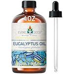 EVOKE OCCU Eucalyptus Essential Oil 4 Oz, Pure Eucalyptus Oil for Massage Aromatherapy Diffuser Fragrance DIY Candle Soap- 4 FL Oz