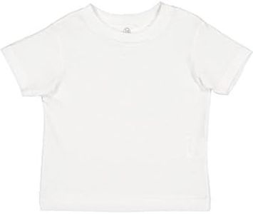 RABBIT SKINS Infant 100% Cotton Jersey Short Sleeve Tee, White, 12 Months