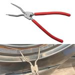 383EER4004A Washing Machine Inner/Outer Tub Spring Expansion Tool Washer Spring Removal Tool For 4986ER0004F/B/G Door Boot Replace for LG & Samsung Solid Metal Max Expansion 4.3 inches（Red）