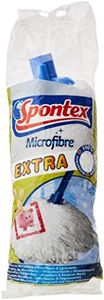 Spontex - Fregona Microfibre Extra, Blanco, Mediano (72110050)