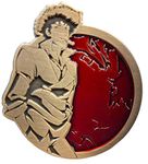 Antique Gold Spike - Cowboy Bebop Portrait Series - Collectible Pin