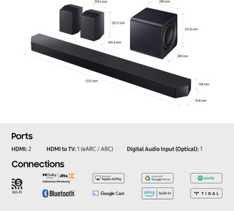 Samsung Q990F Q-Series Soundbar – Dolby Atmos, Wireless Subwoofer