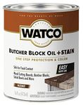 Rust-Oleum 359024 Watco Butcher Block Foodgrade Oil with Stain Safe for Food Contact - Hazelnut (Pint/473ml)