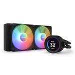 NZXT Kraken Elite 240 RGB - 240mm AIO CPU Liquid Cooler - Customizable 2.36"" Wide-Angle LCD Display for GIFS, Images, Performance Metrics - High-Performance Pump - 2 x F120 RGB Core Fans - Black