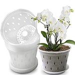 Lanccona Orchid Pot, 7 Inch 8 Pack 