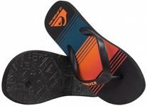 Mens Quicksilver Black/Orange/Blue 