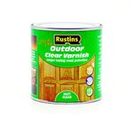 RUSTINS Outdoor Clear Varnish, Matt, 250 ml