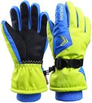 POPUBABI Ski Kids Gloves Waterproof