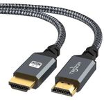 Twozoh HDMI 2.0 Cable 3M, High Speed Braided HDMI to HDMI Lead support 4K/60HZ 18Gbps 2.0a/2.0b/1.4a/2160p/1080p for PS5,PS4,PC,Projector,Monitor,TV, Xbox