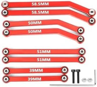 FEDCO SCX24 Steering Links High Clearance Links Chassis Suspension Set for Axial SCX24 Upgrades 1/24 RC Crawler